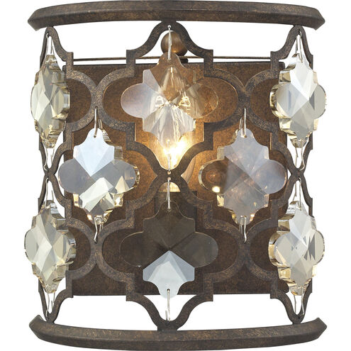 Armand 1 Light 8 inch Weathered Bronze Sconce Wall Light