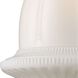 Schoolhouse 1 Light 8 inch Satin Nickel with White Mini Pendant Ceiling Light in Incandescent