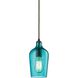 Hammered Glass 1 Light 5.00 inch Mini Pendant