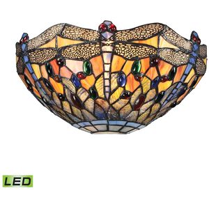 Dragonfly LED 13 inch Dark Bronze Sconce Wall Light