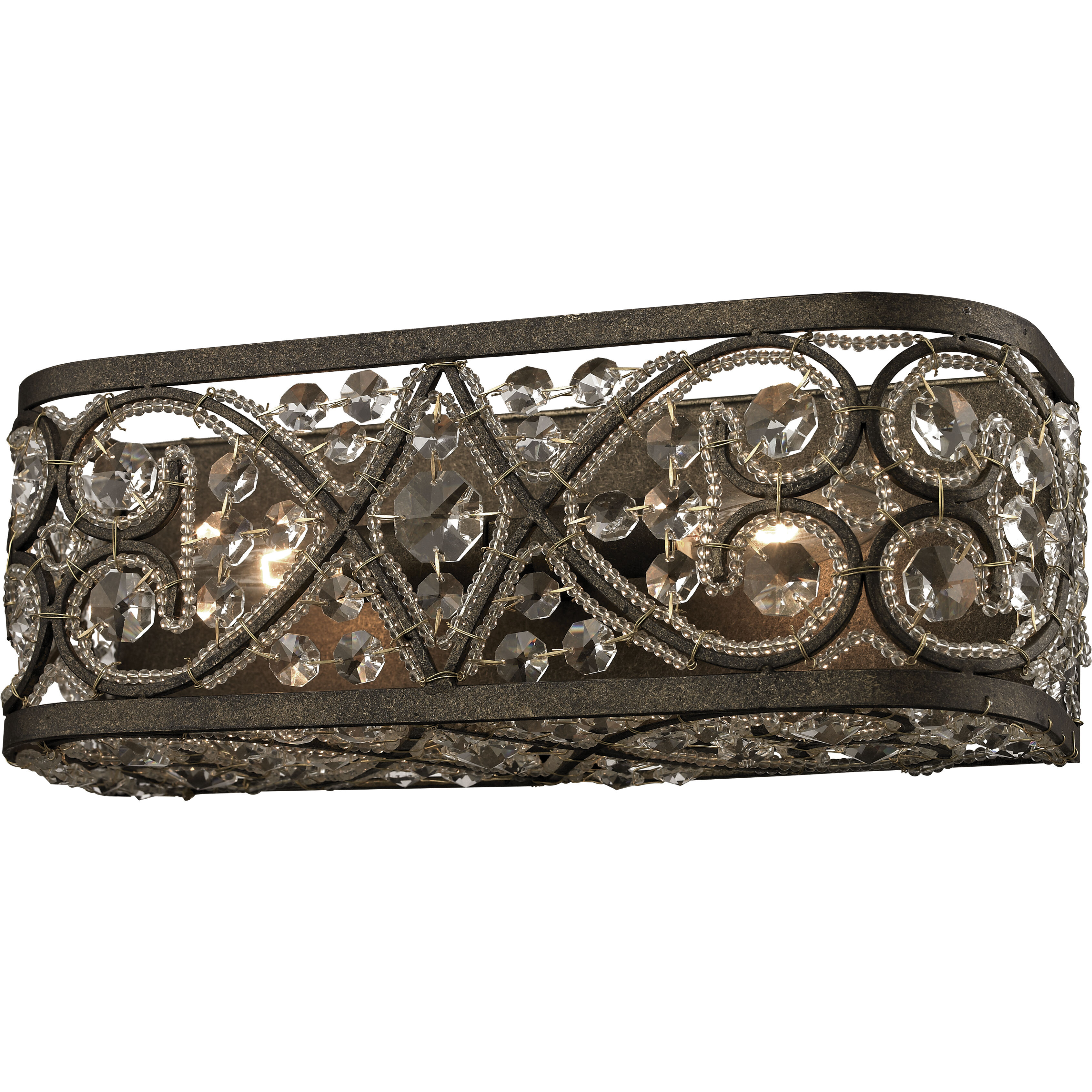 Amherst 2 Light 14 inch Antique Bronze Vanity Light Wall Light