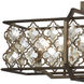 Armand 8 Light 47 inch Weathered Bronze Linear Chandelier Ceiling Light 