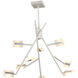 Svelta LED 33.5 inch Matte White with White Chandelier Ceiling Light