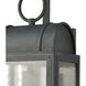 Heritage Hills 1 Light 19 inch Aged Zinc Outdoor Wall Sconce