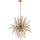 Naples 11 Light 34 inch Matte Gold Chandelier Ceiling Light