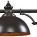 Farmhouse Linear Chandelier Ceiling Light in Incandescent