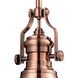Chadwick 1 Light 8 inch Antique Copper Mini Pendant Ceiling Light in Incandescent
