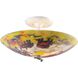 Killian 3 Light 17 inch White with Multicolor Flush Mount Ceiling Light