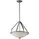 Mayfield 3 Light 17 inch Brushed Nickel Pendant Ceiling Light