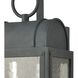Heritage Hills 1 Light 17 inch Aged Zinc Outdoor Wall Sconce