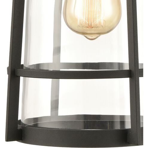 Crofton 1 Light 15 inch Charcoal Outdoor Wall Sconce