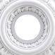 English Study White Medallion