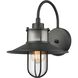 Coastal Farm 1 Light 14 inch Charcoal Outdoor Wall Sconce