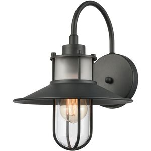 Coastal Farm 1 Light 14 inch Charcoal Outdoor Wall Sconce