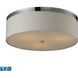 FlushMount 3 Light 17.00 inch Flush Mount
