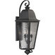 Forged Brookridge 4 Light 37 inch Charcoal Outdoor Sconce