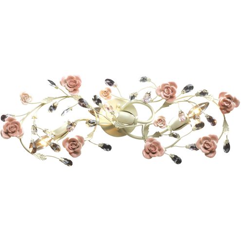 Heritage 3 Light 27 inch Cream Vanity Light Wall Light