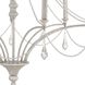 French Parlor 9 Light 38 inch Vintage White Chandelier Ceiling Light