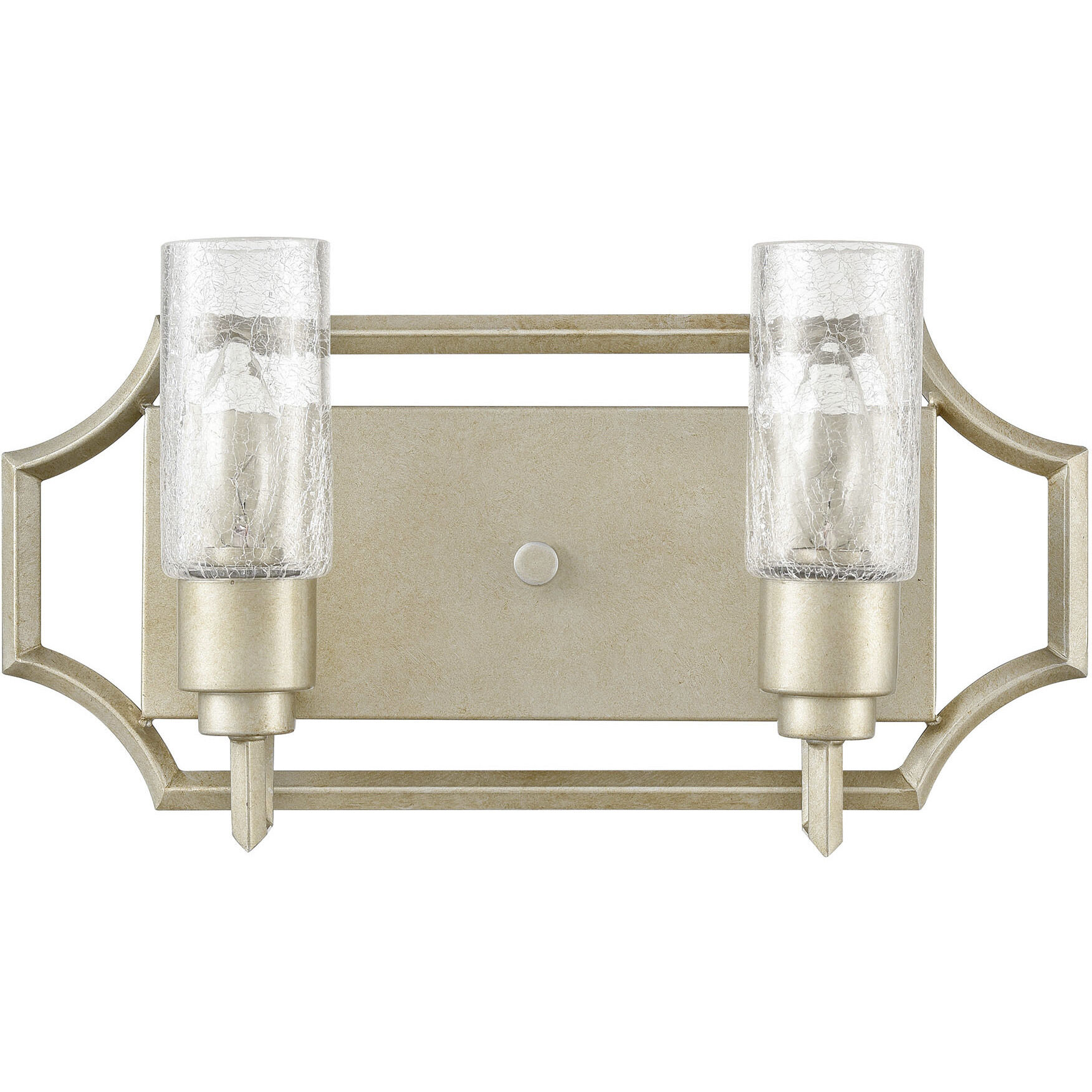 Silver shop vanity light
