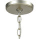 Whirlwind 3 Light 13 inch Aged Silver Pendant Ceiling Light