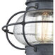 Onion 1 Light 15 inch Aged Zinc Outdoor Sconce
