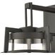 Crofton 2 Light 19 inch Charcoal with Clear Outdoor Wall Sconce