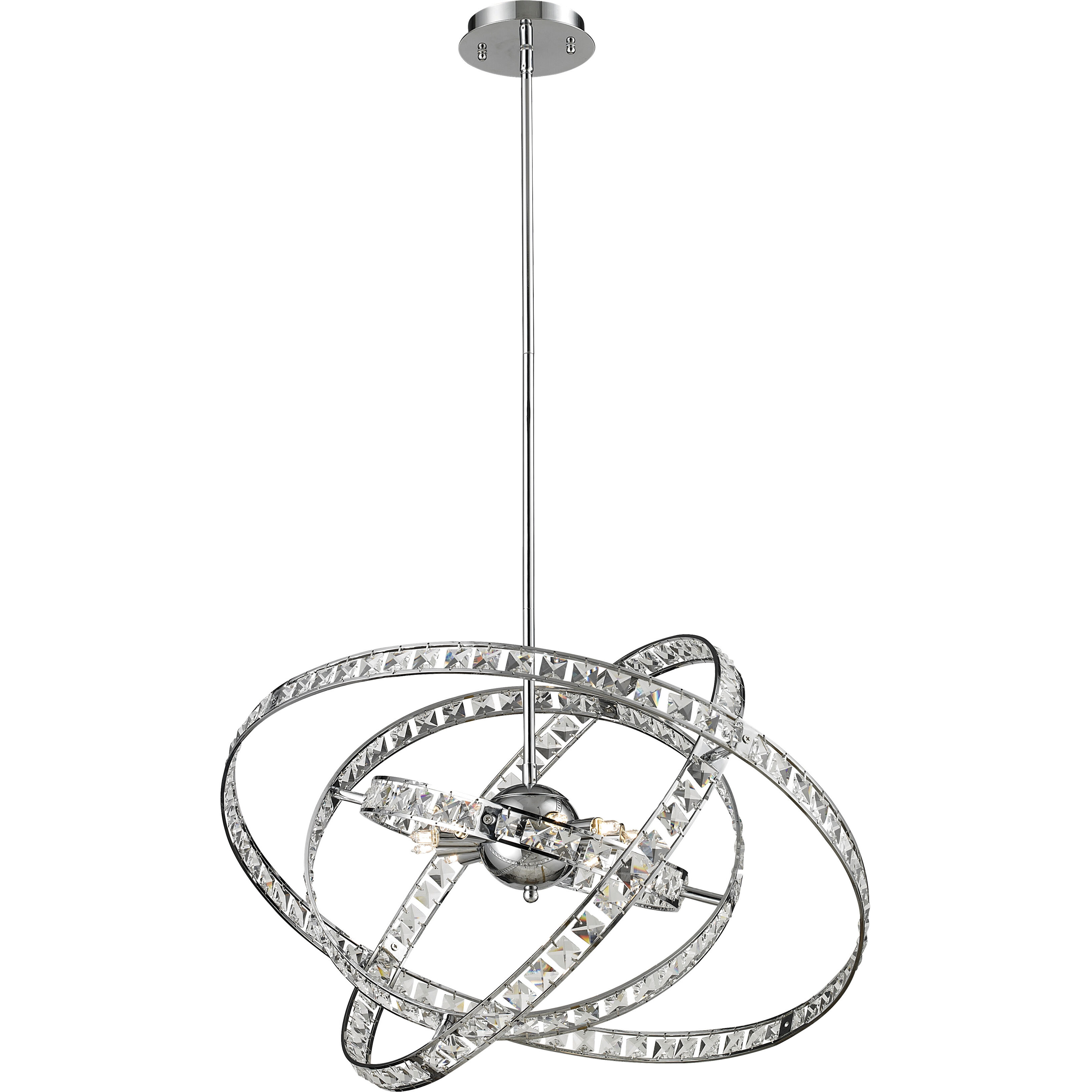 Chrome chandelier ceiling light online