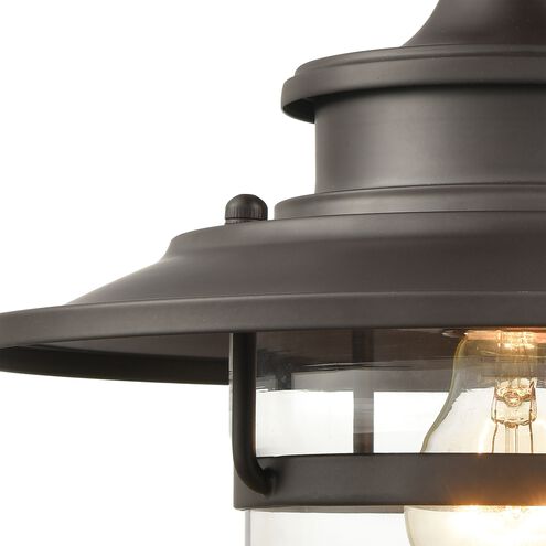 Renninger 1 Light 12 inch Oil Rubbed Bronze Outdoor Wall Sconce