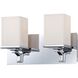 Ramp 2 Light 12.5 inch Chrome Vanity Light Wall Light