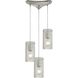 Ice Fragments 3 Light 10.00 inch Mini Pendant
