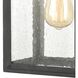 Heritage Hills 1 Light 17 inch Aged Zinc Outdoor Wall Sconce