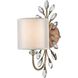 Asbury 1 Light 9 inch Aged Silver Vanity Light Wall Light
