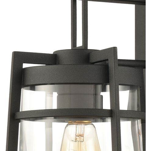 Crofton 1 Light 15 inch Charcoal Outdoor Wall Sconce