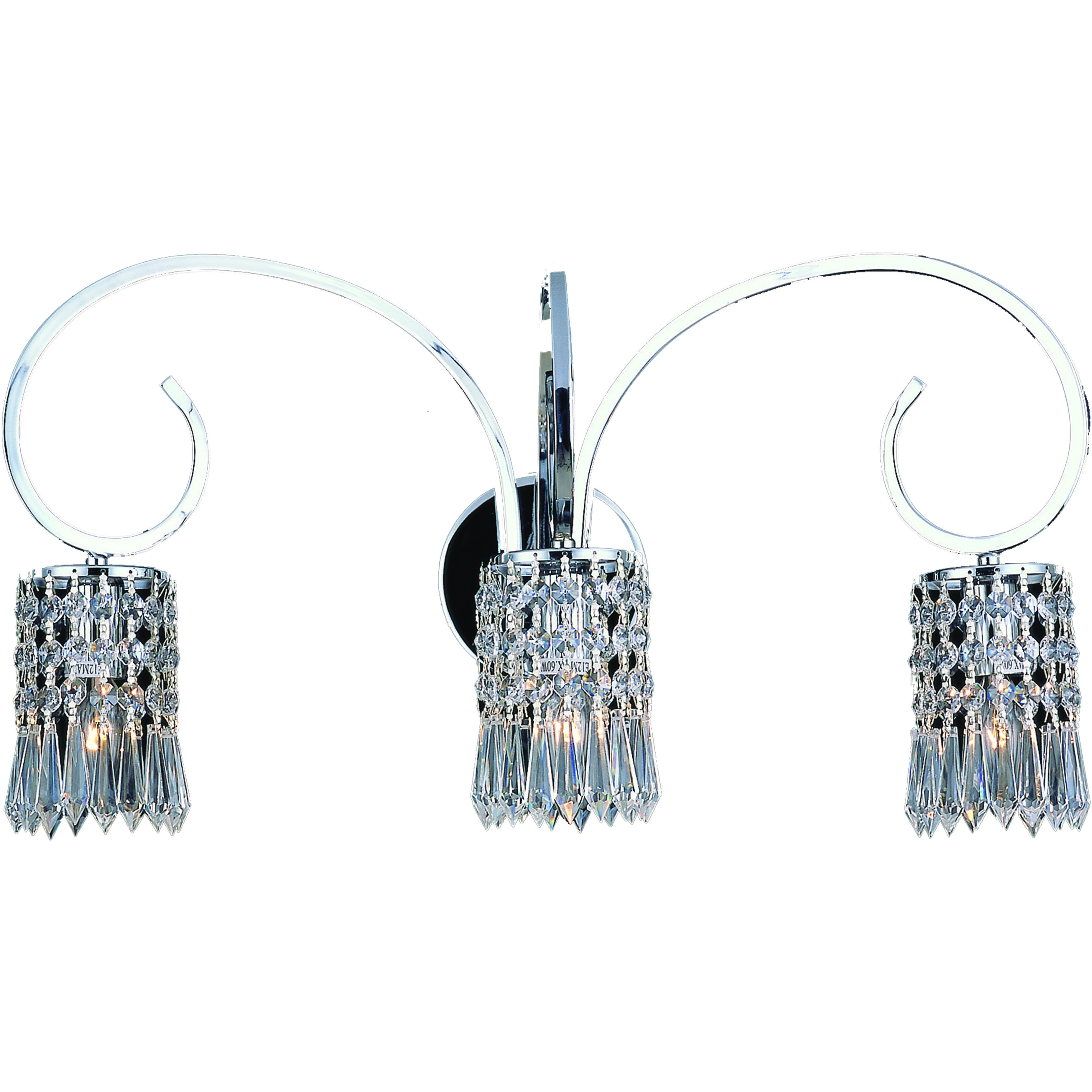 3 light chrome vanity light on sale