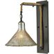 Hand Formed Glass Sconce Wall Light in Incandescent
