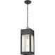 Angus 1 Light 7 inch Charcoal Outdoor Pendant