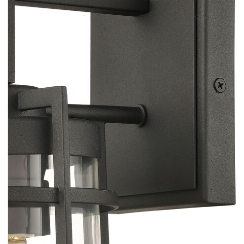 Crofton 1 Light 12 inch Charcoal Outdoor Wall Sconce