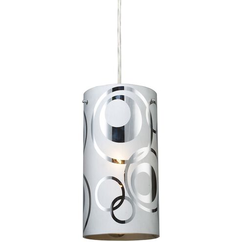 Chromia 1 Light 5 inch Polished Chrome Mini Pendant Ceiling Light in Standard, Incandescent