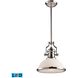 Chadwick LED 13 inch Polished Nickel Pendant Ceiling Light