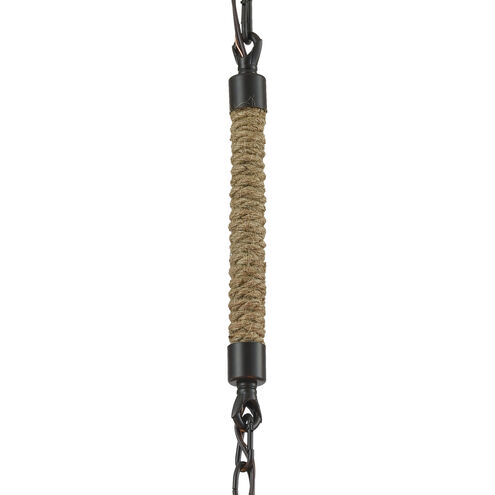 Weaverton 3 Light 19 inch Oil Rubbed Bronze Chandelier Ceiling Light in Standard