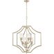 Cheswick 6 Light 28 inch Aged Silver Chandelier Ceiling Light