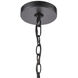 Vincentown 8 inch 100.00 watt Matte Black with Brushed Brass Outdoor Pendant