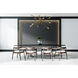Xenia 12 Light 42 inch Matte Gold Chandelier Ceiling Light