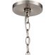 Amore 1 Light 12 inch Satin Nickel Pendant Ceiling Light