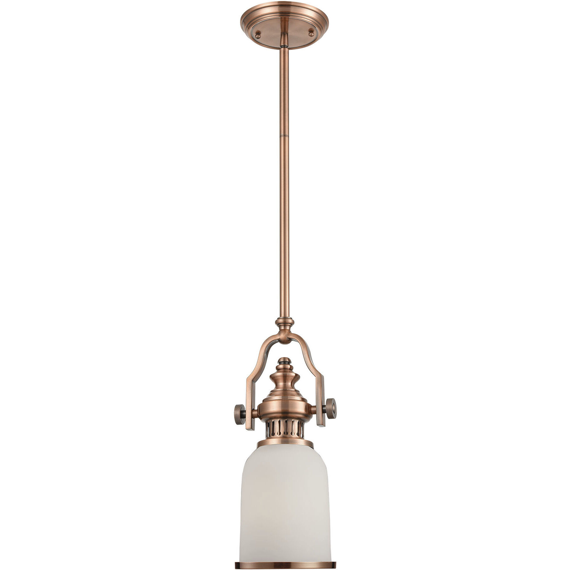 Antique copper ceiling light on sale