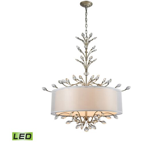 Asbury LED 32 inch Aged Silver Chandelier Ceiling Light