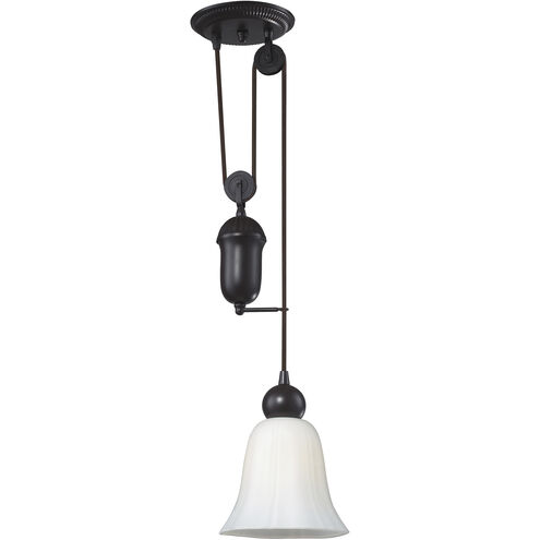 Farmhouse 1 Light 7 inch Oil Rubbed Bronze Mini Pendant Ceiling Light in Incandescent