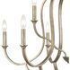 Lanesboro 9 Light 34 inch Dusted Silver Chandelier Ceiling Light