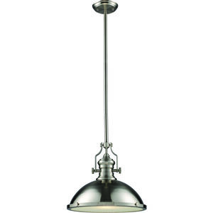Chadwick 1 Light 17 inch Satin Nickel Pendant Ceiling Light in Incandescent