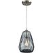 Tulare 1 Light 7 inch Satin Nickel Mini Pendant Ceiling Light